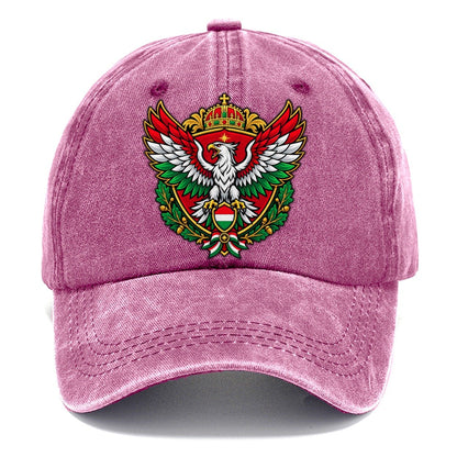 Hungary Heraldic Crest Country Logos Classic Cap – Dusty Rose