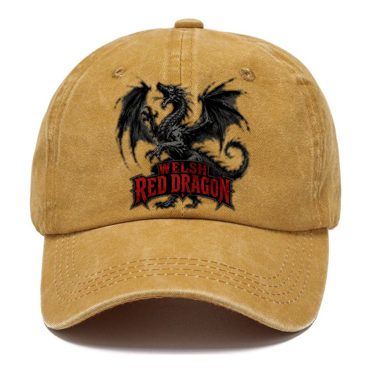 Welsh Dragon Gestural Marks Classic Cap – Golden Harvest