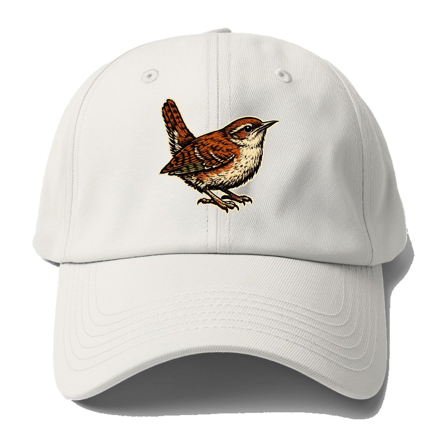 Vintage Wren Baseball Cap – Off White