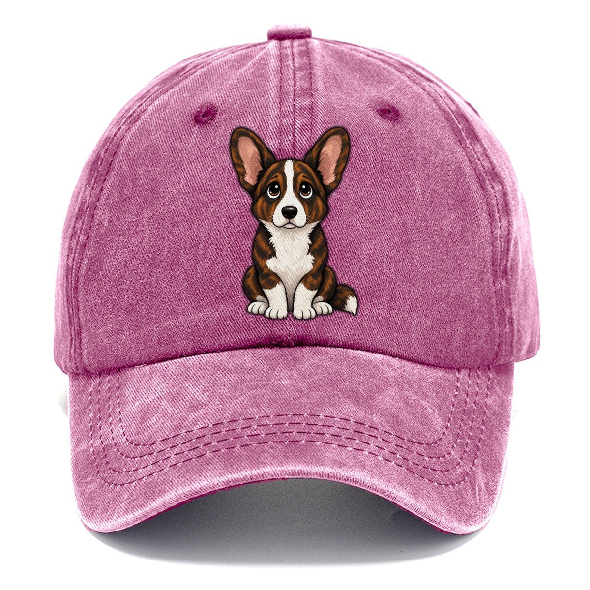 Cardigan Welsh Corgi Sitting Sweetheart Classic Cap – Dusty Rose