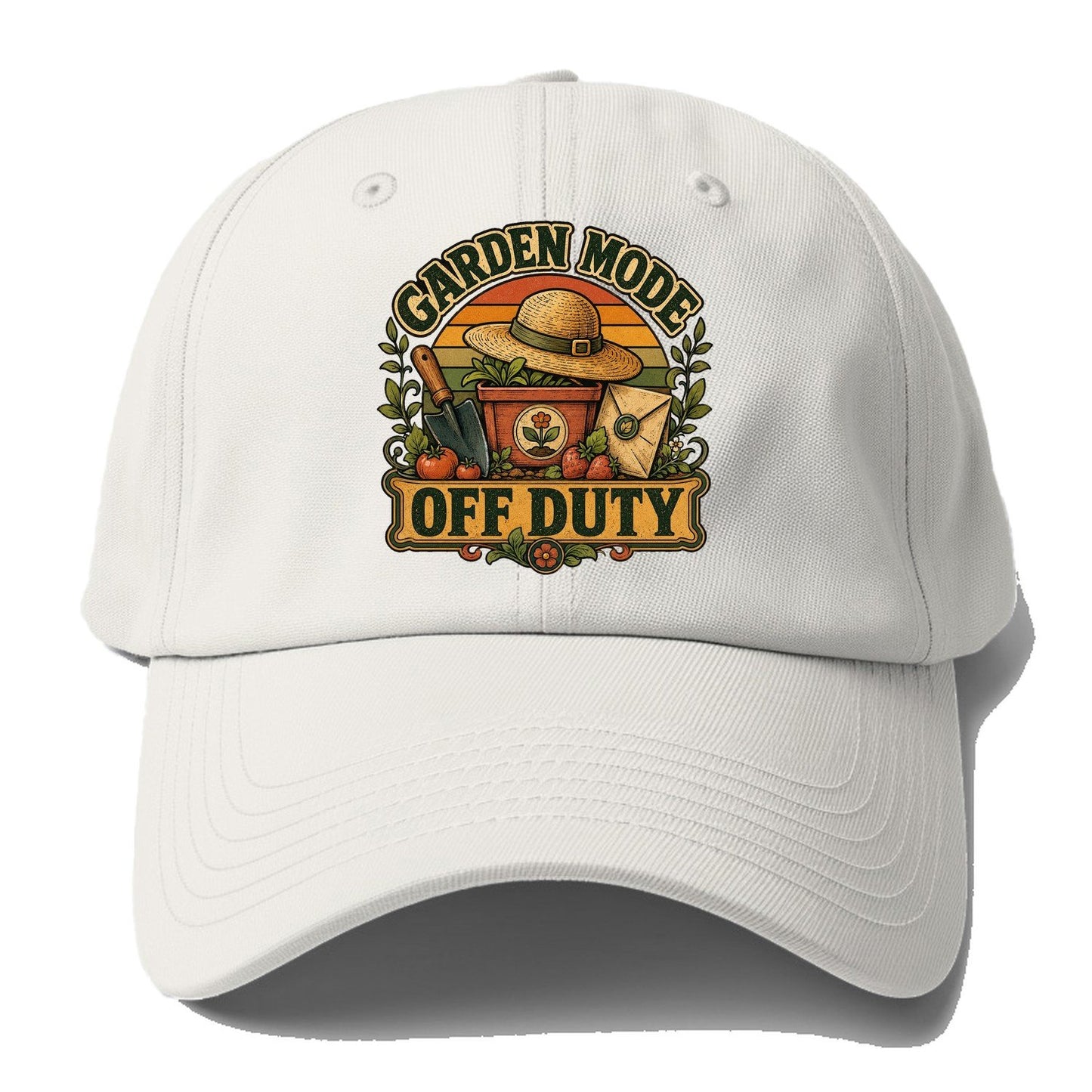 Garden Mode Off Duty Baseball Cap – Off White