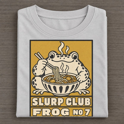 Frog Curry Slurp Club Classic T-shirt – Grey