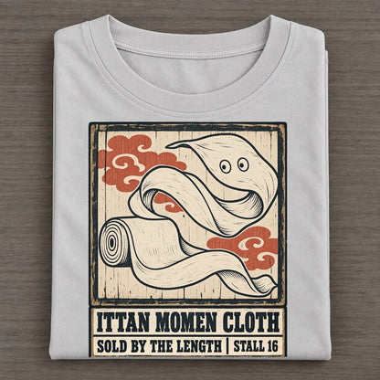 Ittan Momen Cloth Yokai Night Market Classic T-shirt – Grey