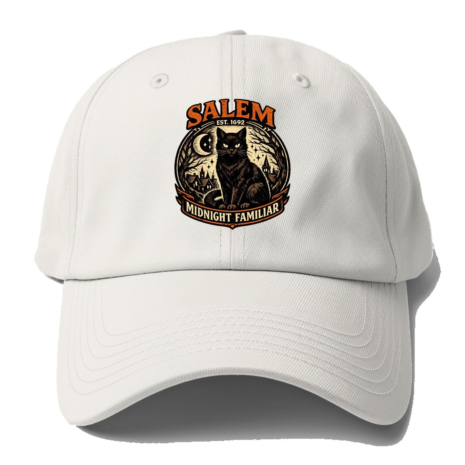 Salem Midnight Familiar Baseball Cap – Off White