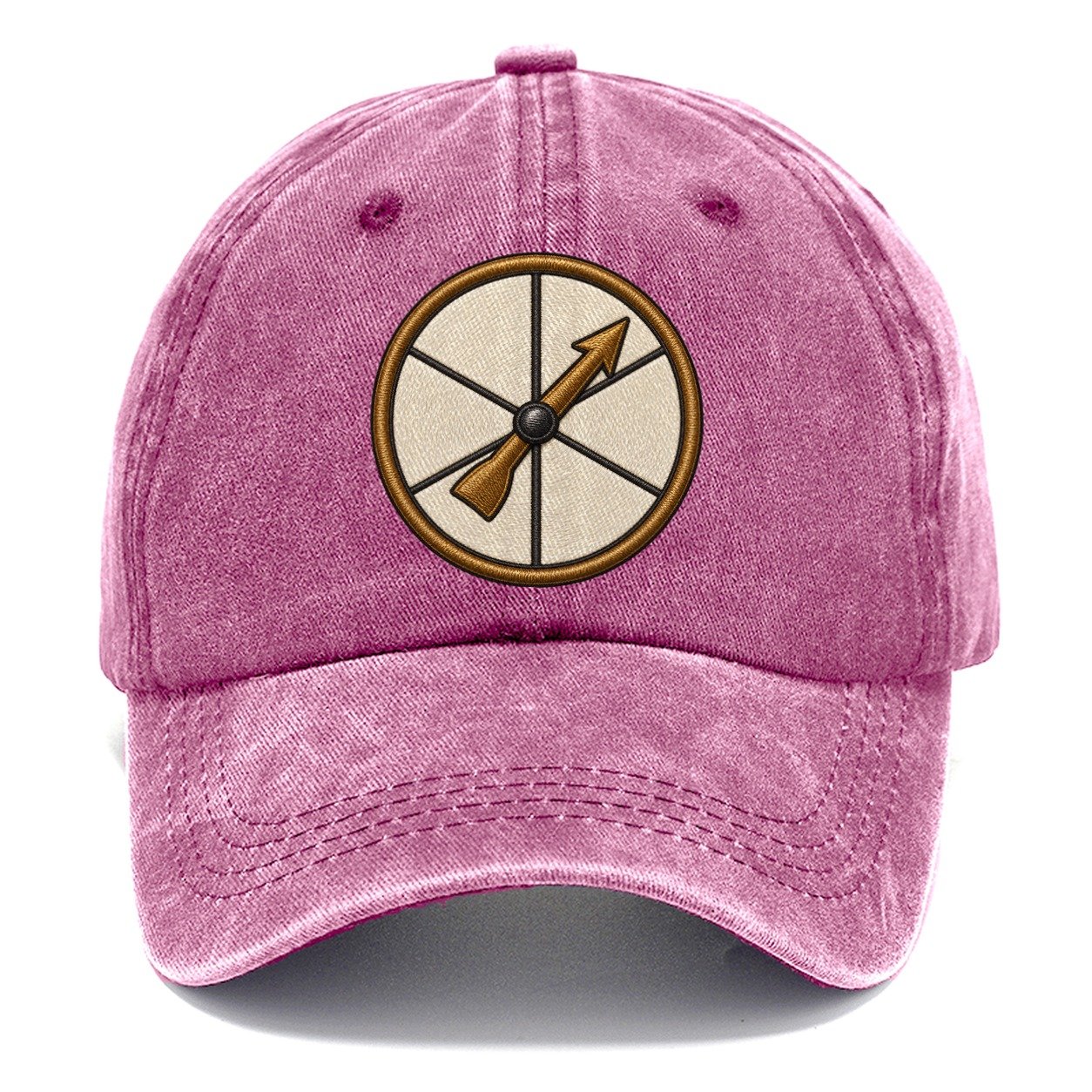 Spinner Arrow On A Round Dial Board Games Classic Cap – Dusty Rose