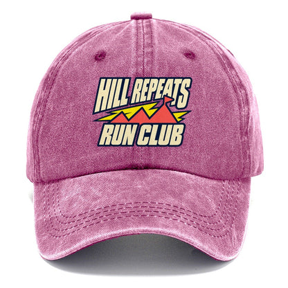 Hill Repeats Run Club 90S Running Clubs Classic Cap – Dusty Rose