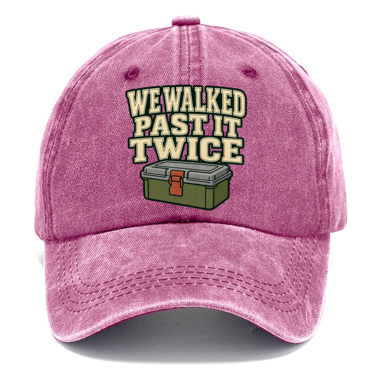 We Walked Past It Twice Geocaching Classic Cap – Dusty Rose