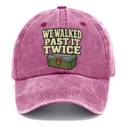 We Walked Past It Twice Geocaching Classic Cap – Dusty Rose