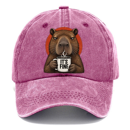 Capybara Mug Truths Classic Cap – Dusty Rose