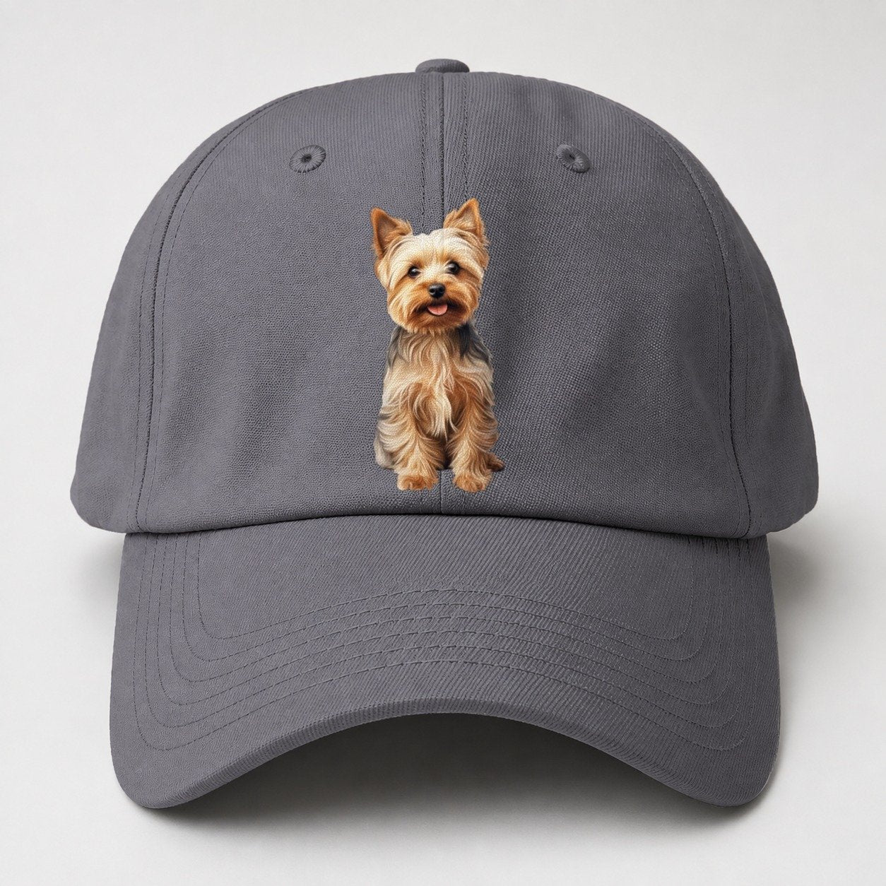 Yorkshire Terrier Dog Baseball Cap – Grey