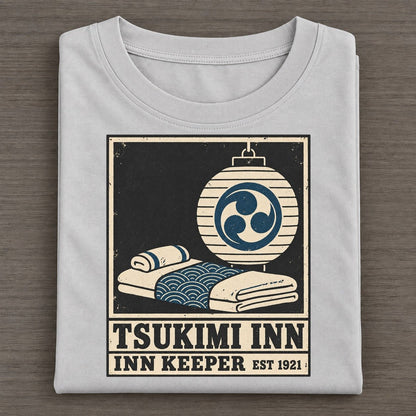 Tsukimi Inn Noren Trade Co Classic T-shirt – Grey