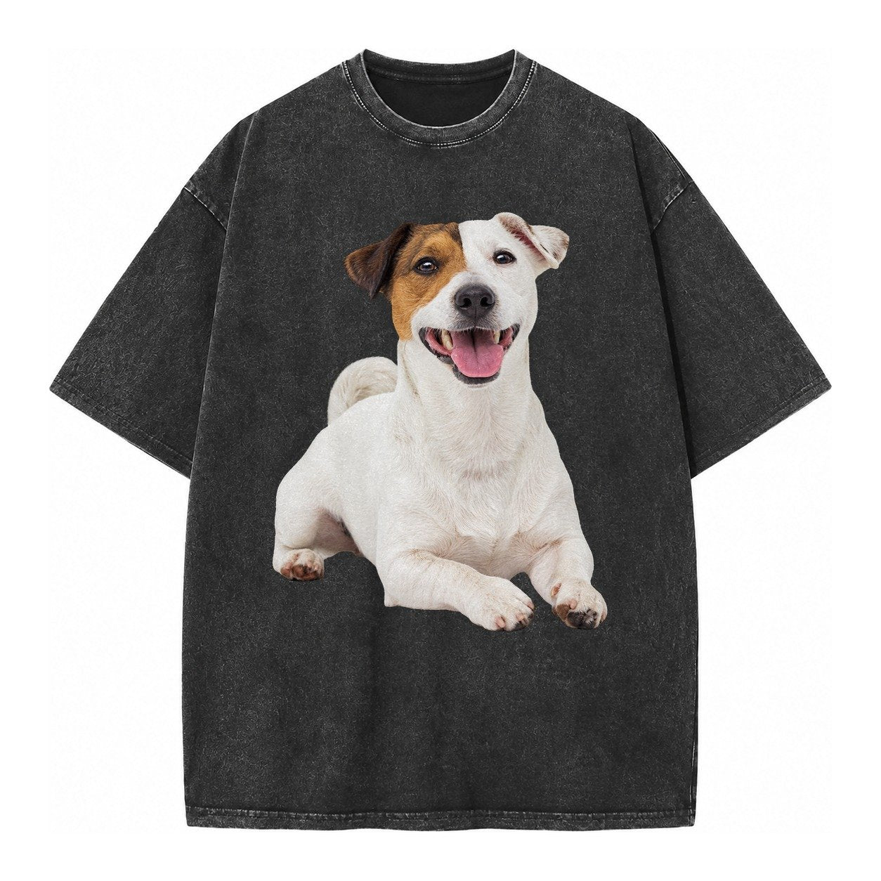 Jack Russell Terrier Dog Vintage T-shirt – Black