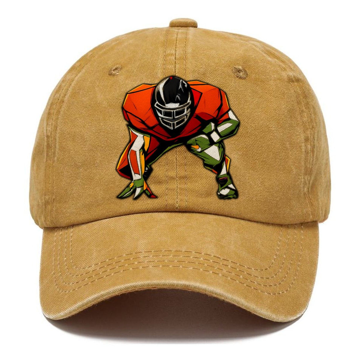 Football Lineman Stance Classic Cap – Golden Harvest