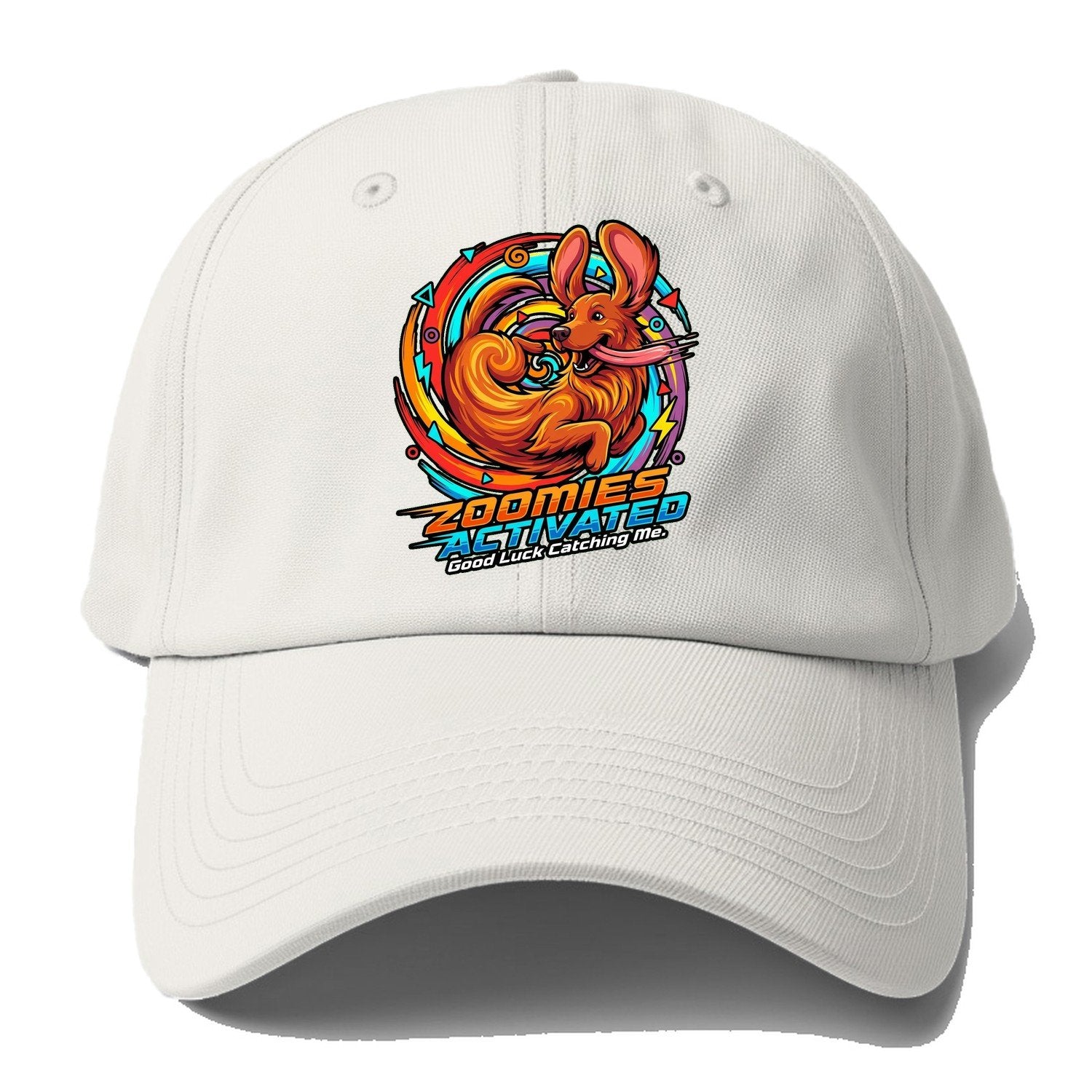 Zoomies Activated Baseball Cap – Off White