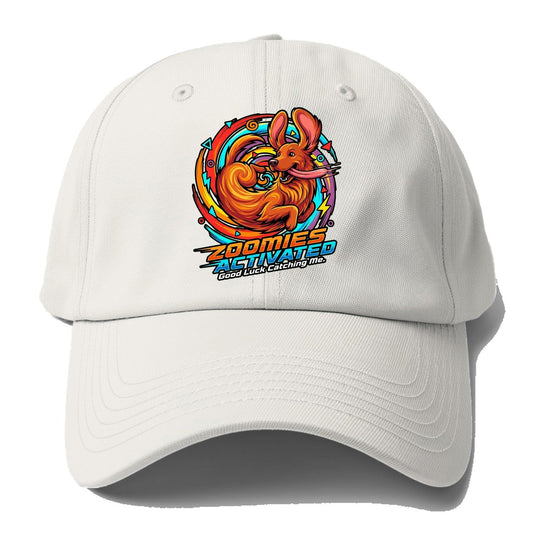 Zoomies Activated Baseball Cap – Off White