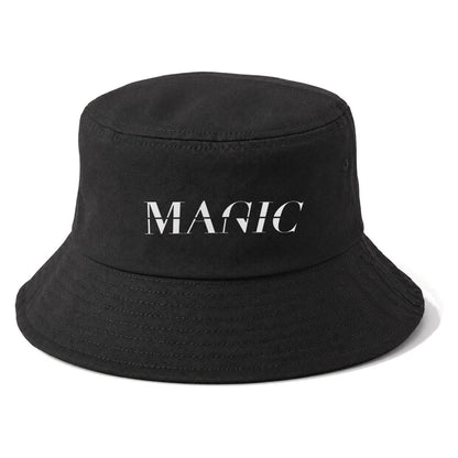 Magic Manic Split Feelings Bucket Hat – Black