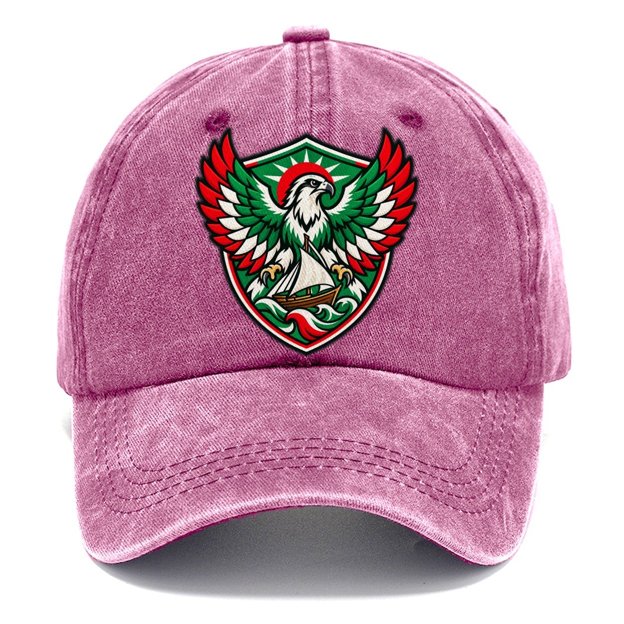Kuwait Minimal Emblem Country Logos Classic Cap – Dusty Rose