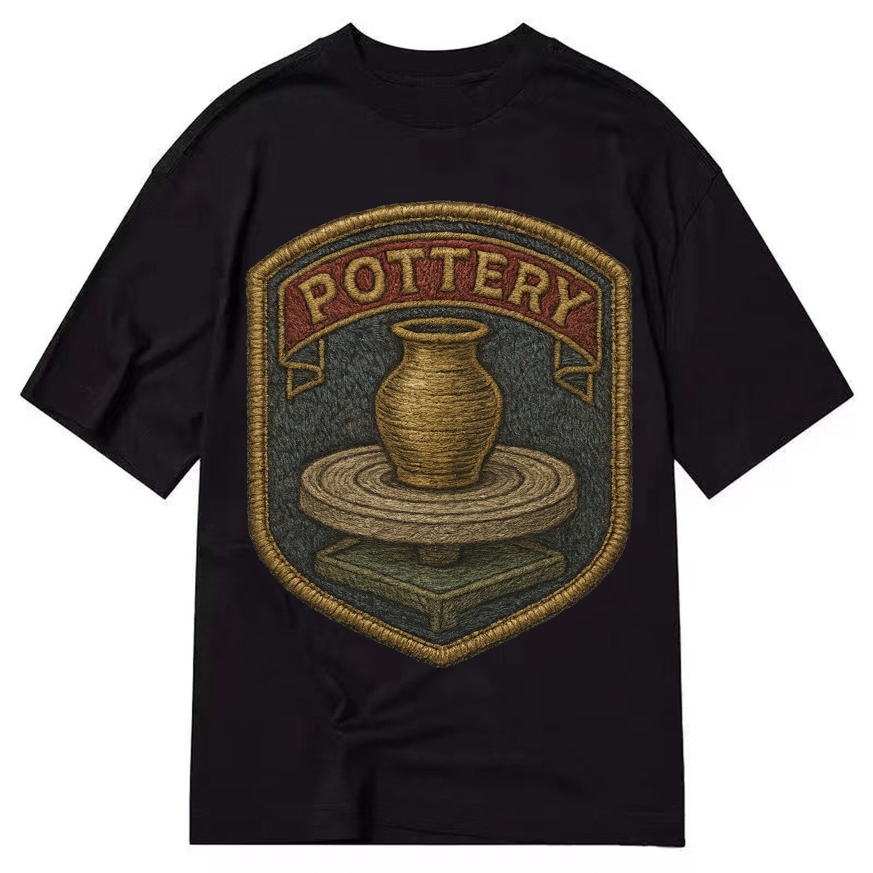 Pottery Wheel Classic T-shirt – Black