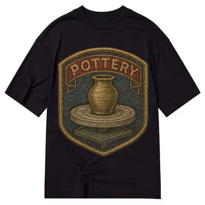 Pottery Wheel Classic T-shirt – Black