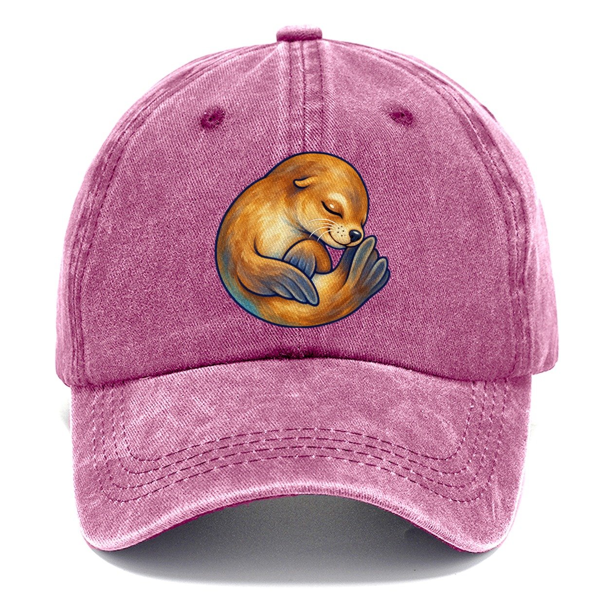 Sea Lion Curled Nap Sea Sprite Classic Cap – Dusty Rose