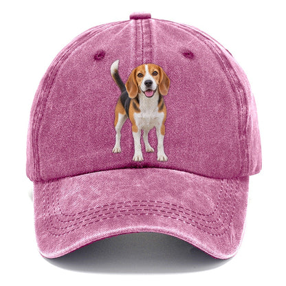 Beagle Standing Top Breeds Classic Cap – Dusty Rose