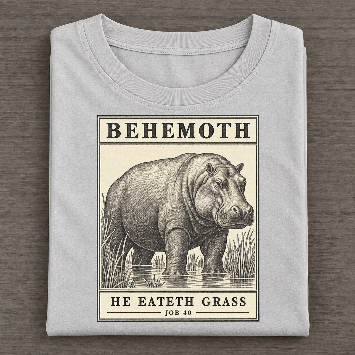 Behemoth Specimen Plate Creature Canticle Classic T-shirt – Grey