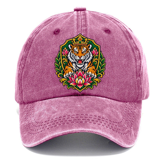 India Heraldic Crest Country Logos Classic Cap – Dusty Rose