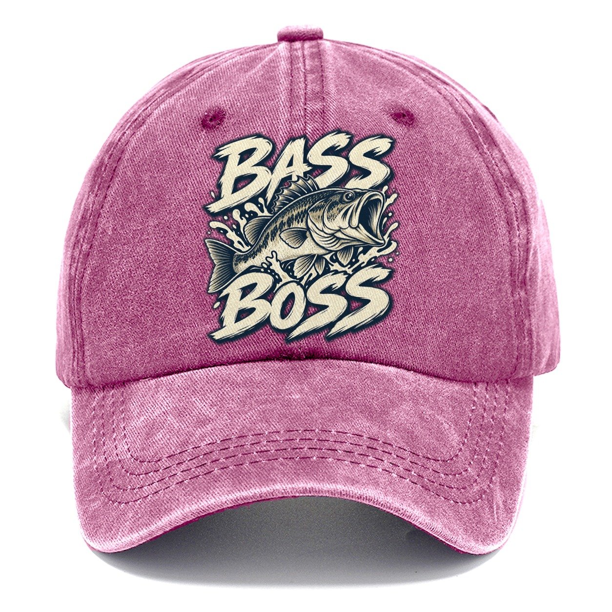 Bass Boss Fishing Elegant Classic Cap – Dusty Rose