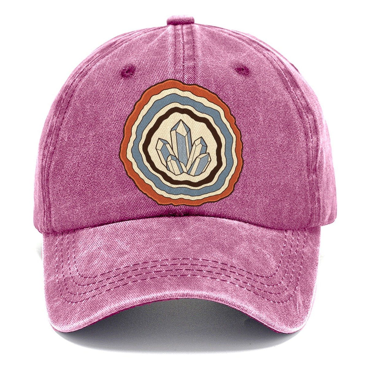 Agate Cross Section Rocks And Minerals Classic Cap – Dusty Rose