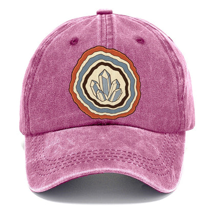 Agate Cross Section Rocks And Minerals Classic Cap – Dusty Rose