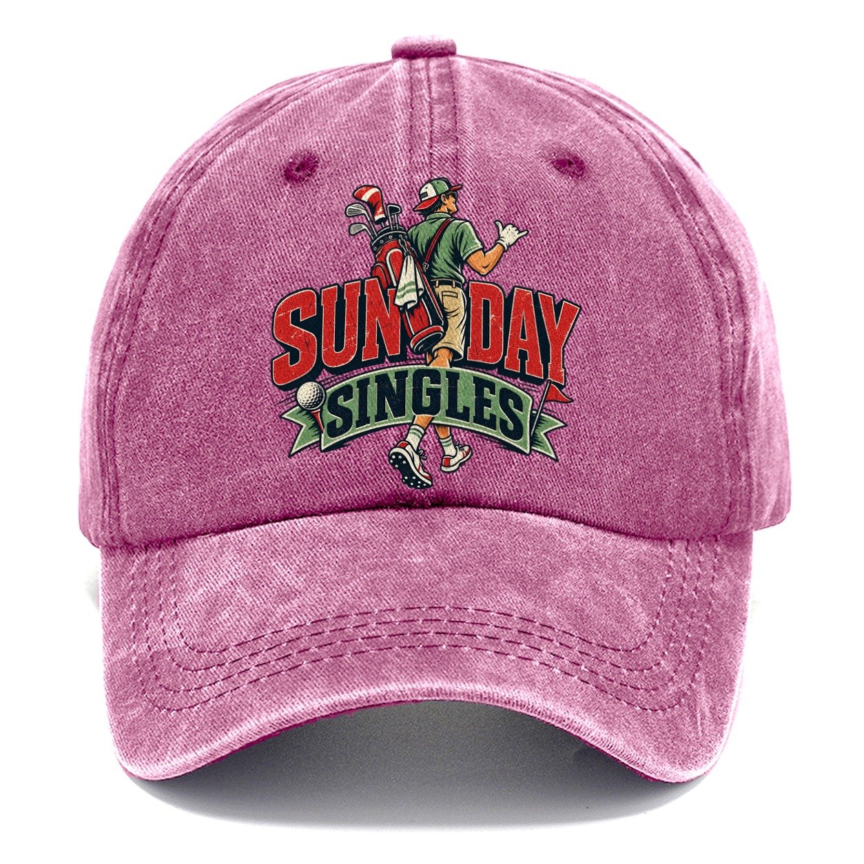 Sunday Singles Golf Life Classic Cap – Dusty Rose
