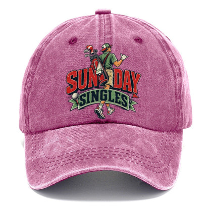 Sunday Singles Golf Life Classic Cap – Dusty Rose