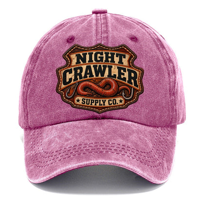 Night Crawler Supply Co Fishing Club Classic Cap – Dusty Rose