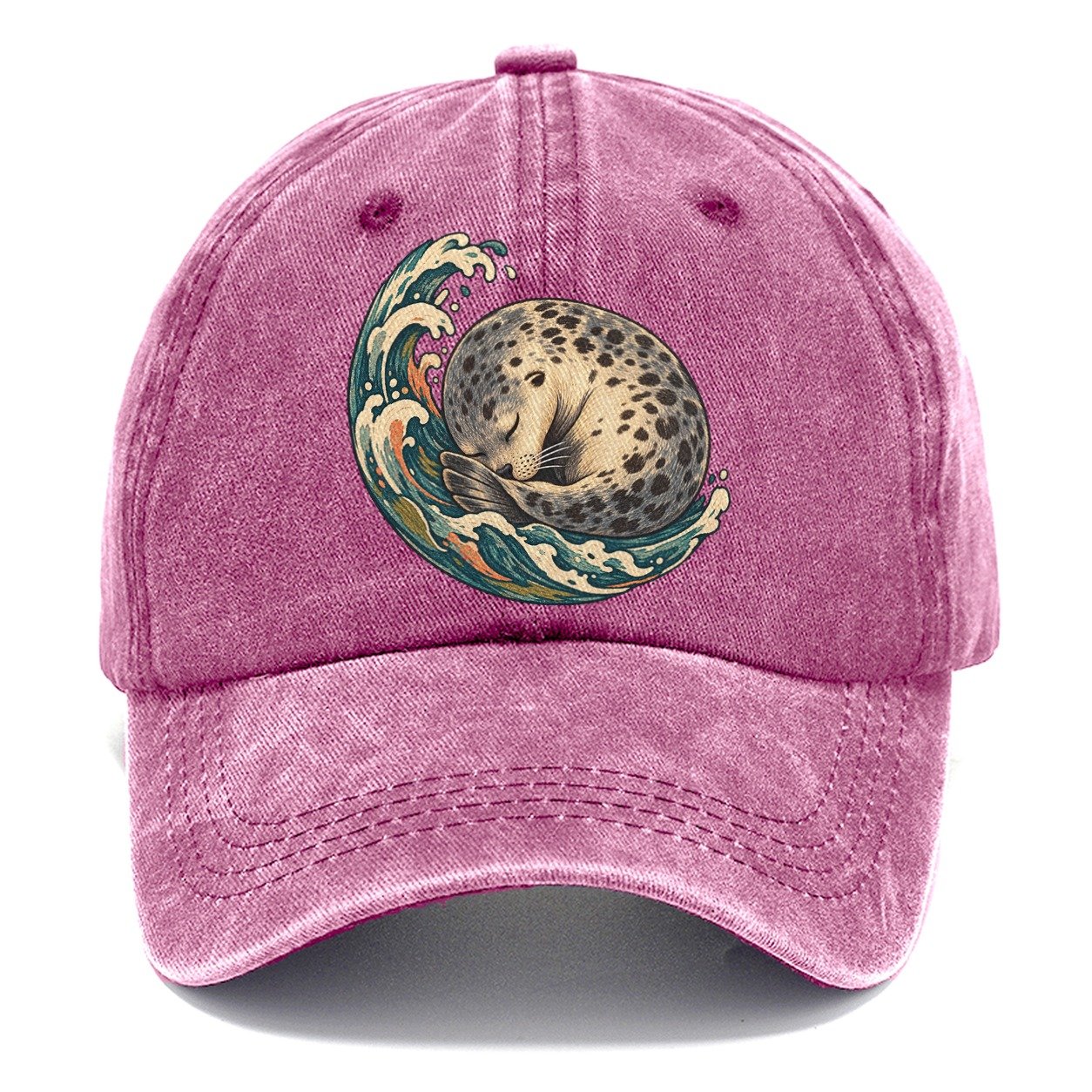 Sleeping Seal Tide Crescent Gentle Wild Classic Cap – Dusty Rose