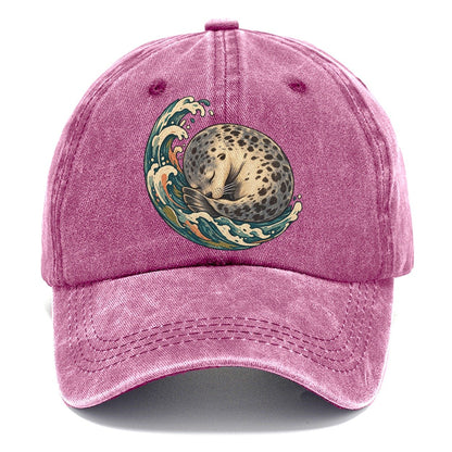 Sleeping Seal Tide Crescent Gentle Wild Classic Cap – Dusty Rose