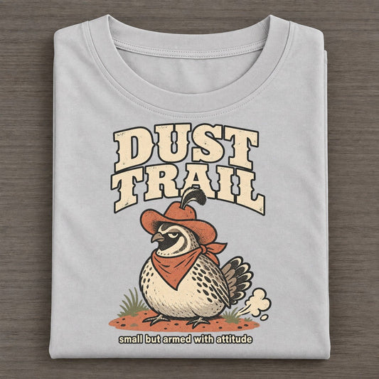 Dust Trail Cowboy Critters Classic T-shirt – Grey