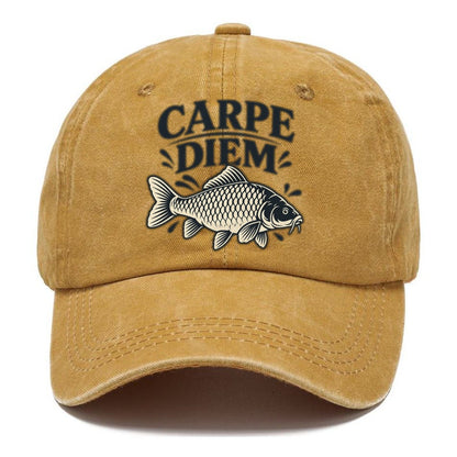 Carpe Diem Carp Fishing Elegant Classic Cap – Golden Harvest