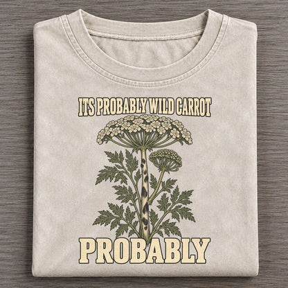 Probably Botanical Warnings Vintage T-shirt – Off White