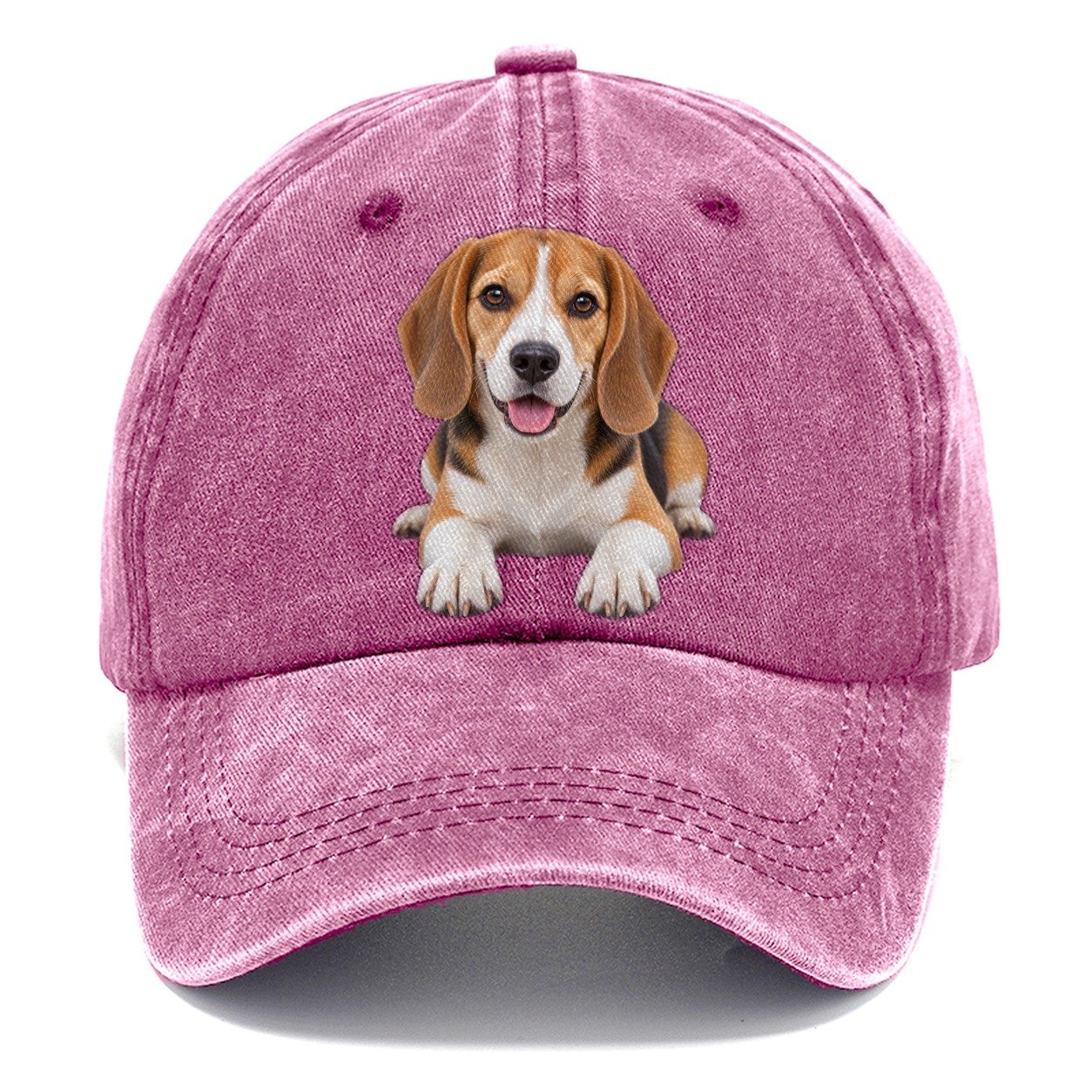 Beagle Lying Down Top Breeds Classic Cap – Dusty Rose