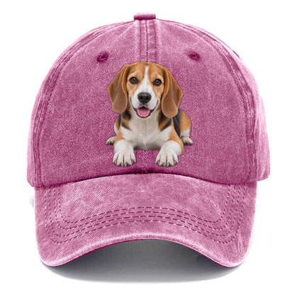 Beagle Lying Down Top Breeds Classic Cap – Dusty Rose