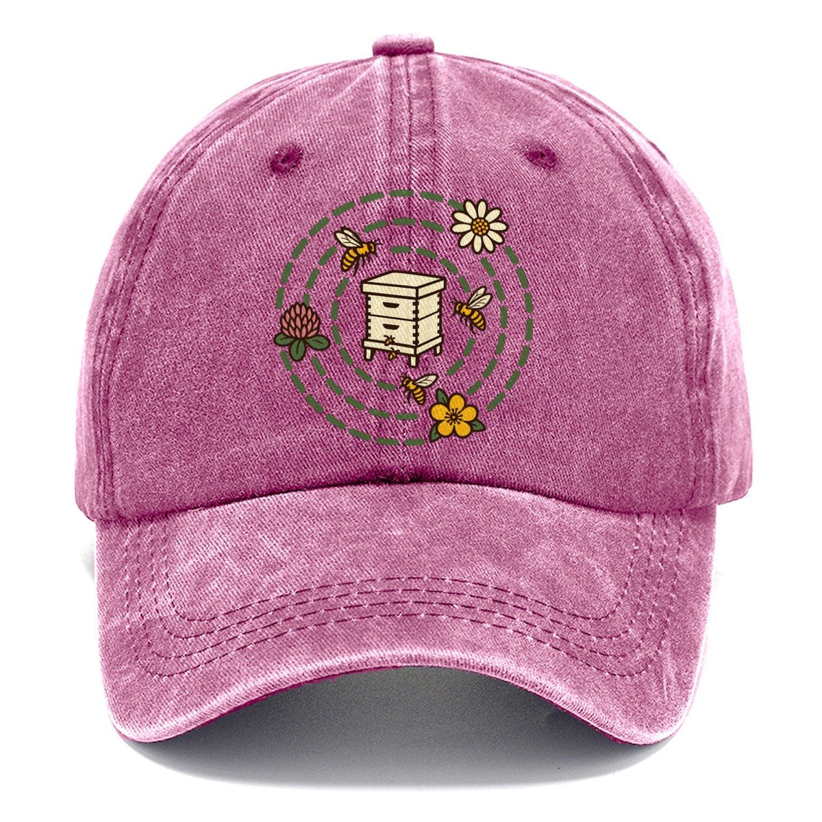 Forage Map Mark Beekeeping Classic Cap – Dusty Rose