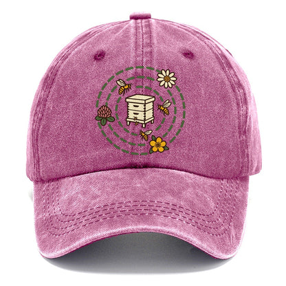 Forage Map Mark Beekeeping Classic Cap – Dusty Rose