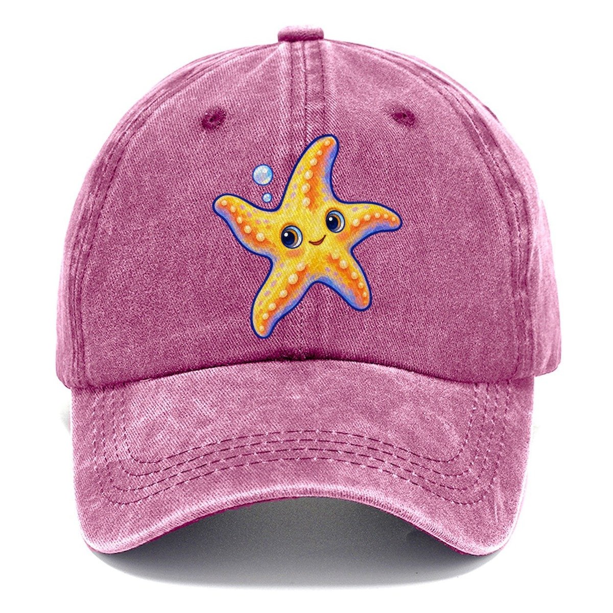 Starfish Side Float Sea Sprite Classic Cap – Dusty Rose