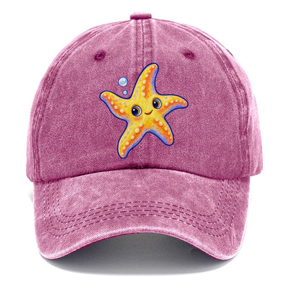 Starfish Side Float Sea Sprite Classic Cap – Dusty Rose