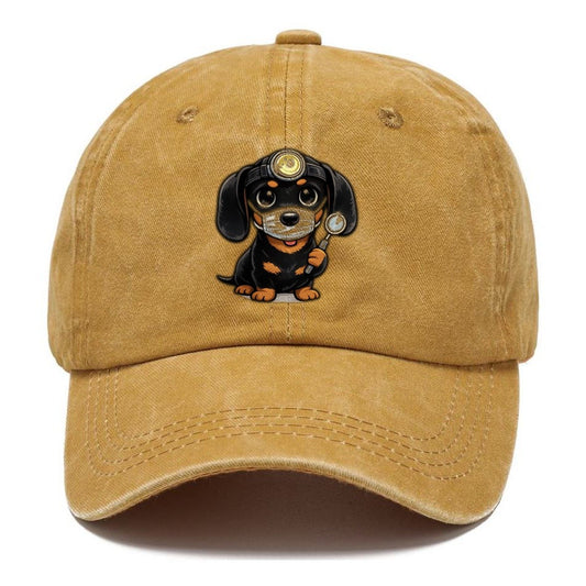 Dachshund Dentist Dental Visit Classic Cap – Golden Harvest