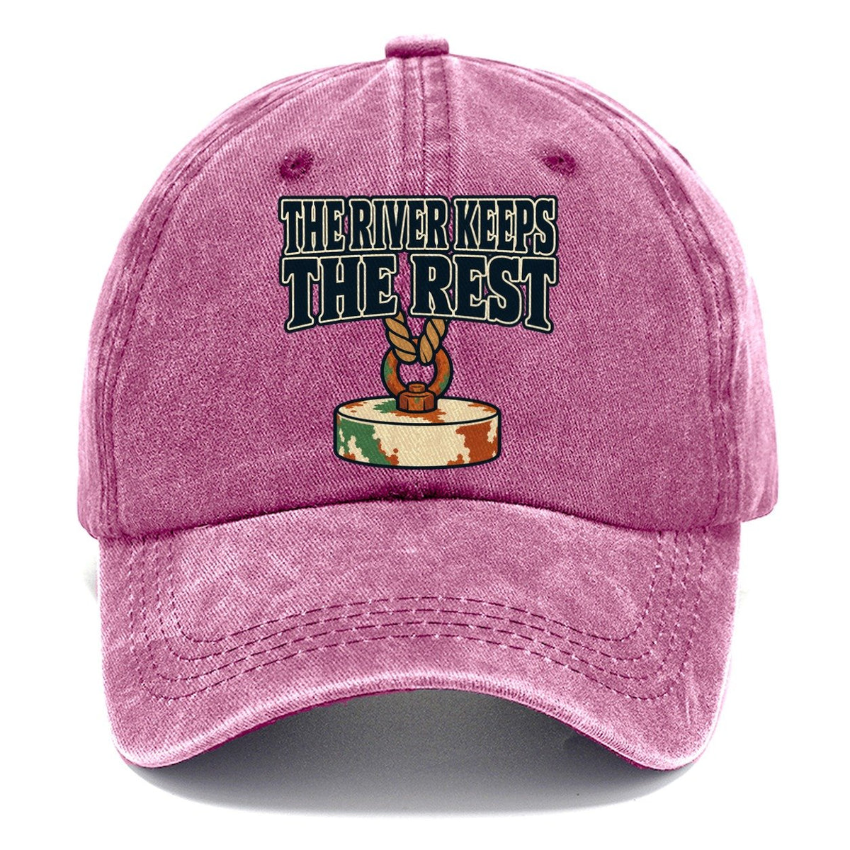 The River Keeps The Rest Treasure Hunting Classic Cap – Dusty Rose