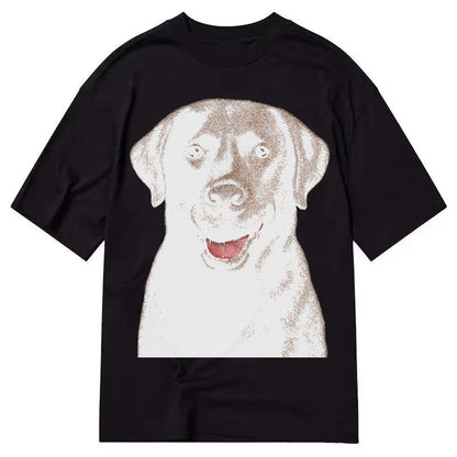 Labrador Friendly Family Classic T-shirt – Black