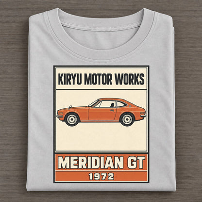 Kiryu Meridian Gt Showa Speed Plates Classic T-shirt – Grey