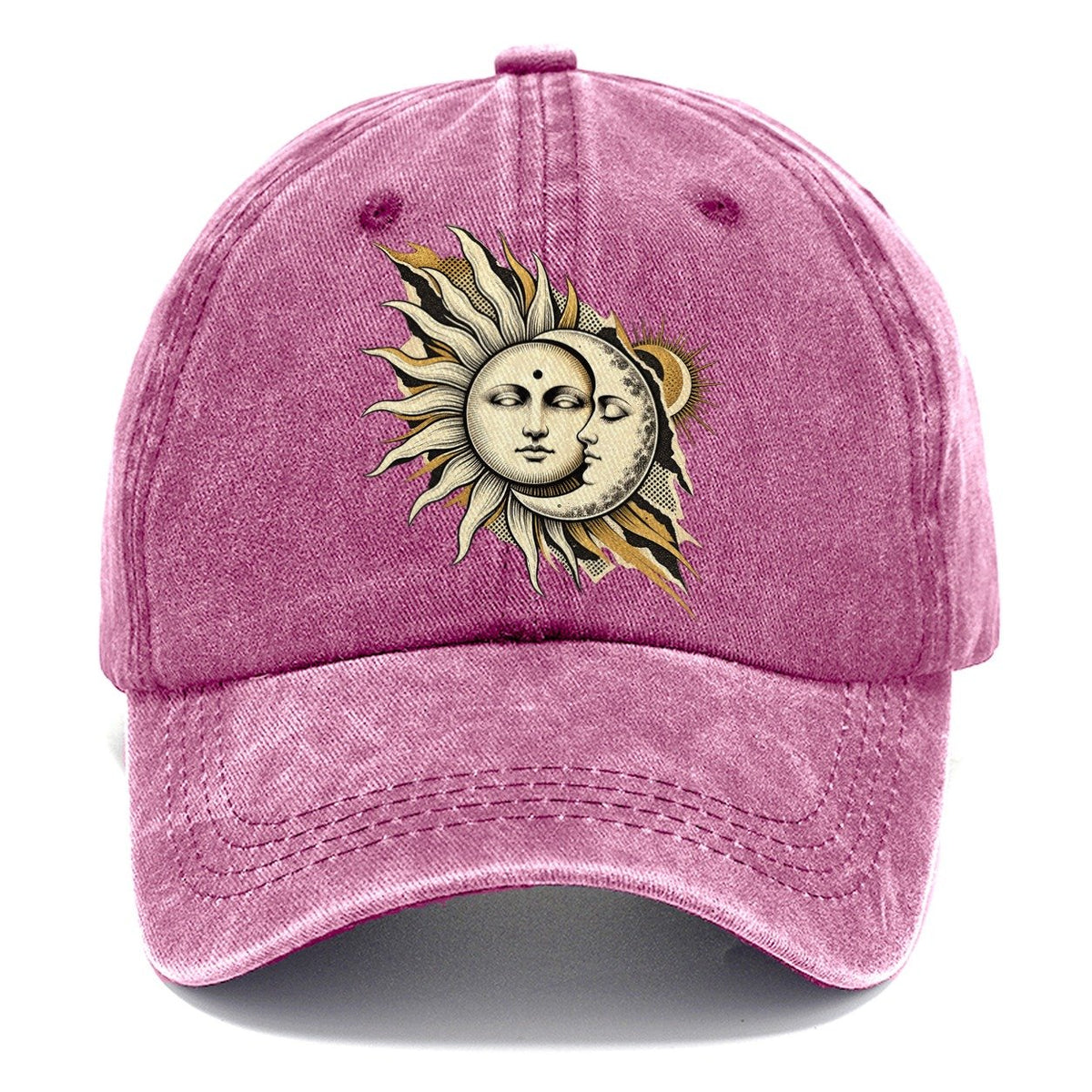 Celestial Harmony Kinetic Collage Classic Cap – Dusty Rose