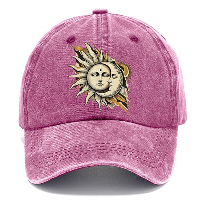 Celestial Harmony Kinetic Collage Classic Cap – Dusty Rose